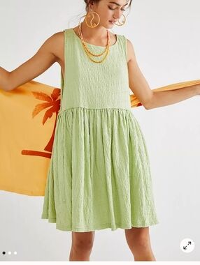 Free People Beach I'm Still Obsessed Sleeveless Mini Dress. Size xsmall. Good pr